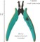 The Beadsmith Vintaj Tools 1.5mm Metal Hole Punch Pliers with Gauge Guard – Create Clean Holes – for 22 Gauge Sheet Metal or Thinner – Not Intended for Thicker Metal